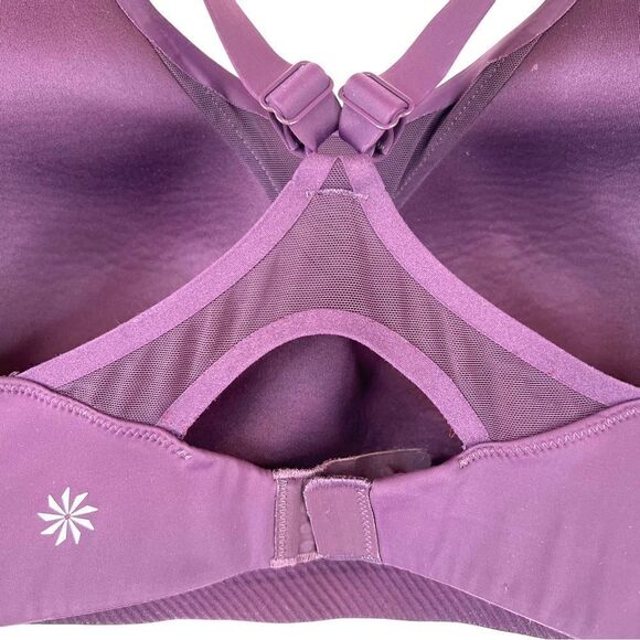 ATHLETA Racerback High Impact Sports Bra in Burgundy Size 32D - Picture 5 of 7